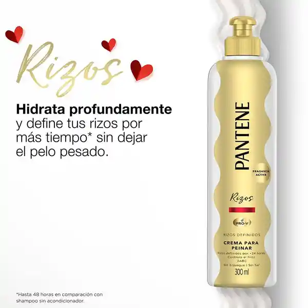 Crema para Peinar Rizos Pantene Pro-V 300 ml