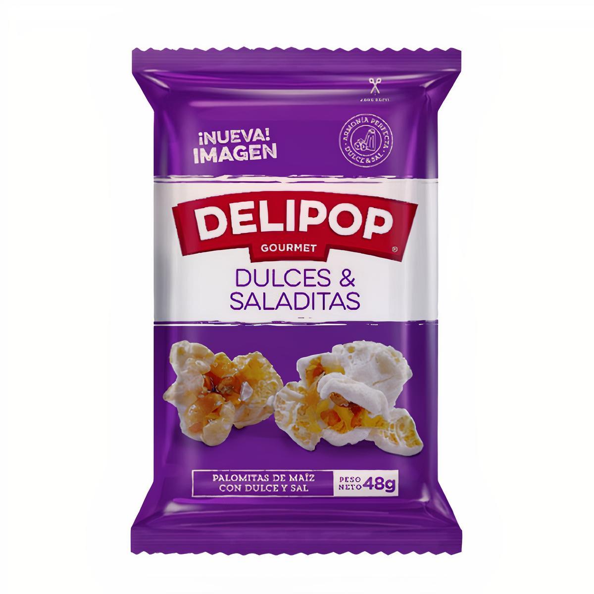 Delipop Palomitas de Maíz Dulces y Saladitas 48 g