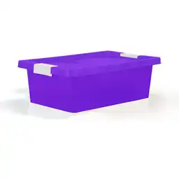 Estra Caja Organizadora Broches Morado de 12 L 4-1043753