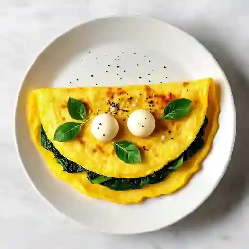 Omelette de espinaca