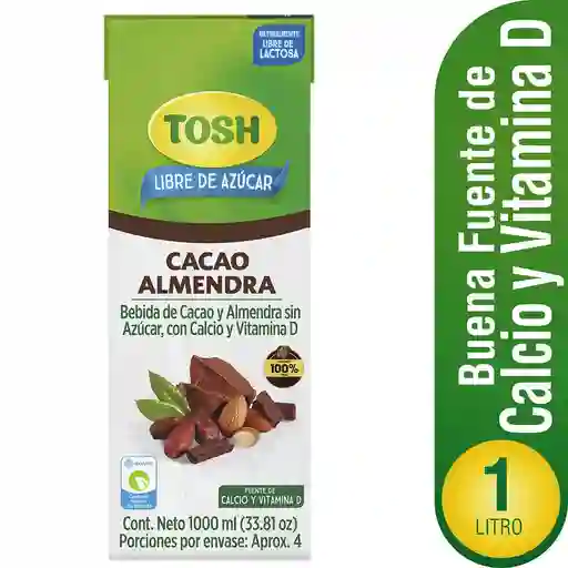 Tosh Bebida de Almendra y Cacao sin Azúcar