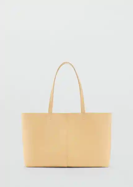 Bolso M Manu Amarillo Pastel Talla 99 Mujer Mango