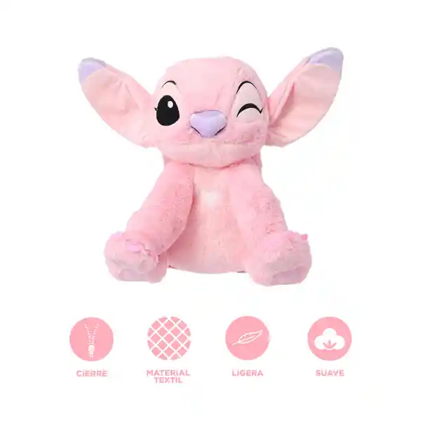 Maleta de Peluche Ángel Disney Stitch Miniso