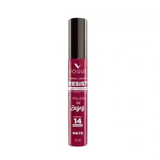 Labial Líquido Vogue Resist Valiente 3ml