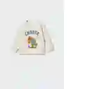 Sudadera Mateos3 Off White Talla 70 Niños Mango