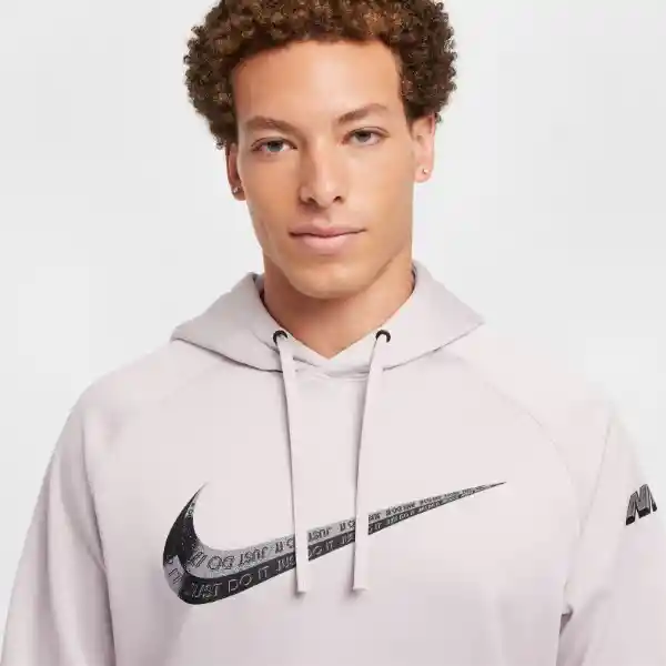 Nike Buzo Hoodie M Tf Gfx Po Para Entrenamiento Hombre Gris T. M