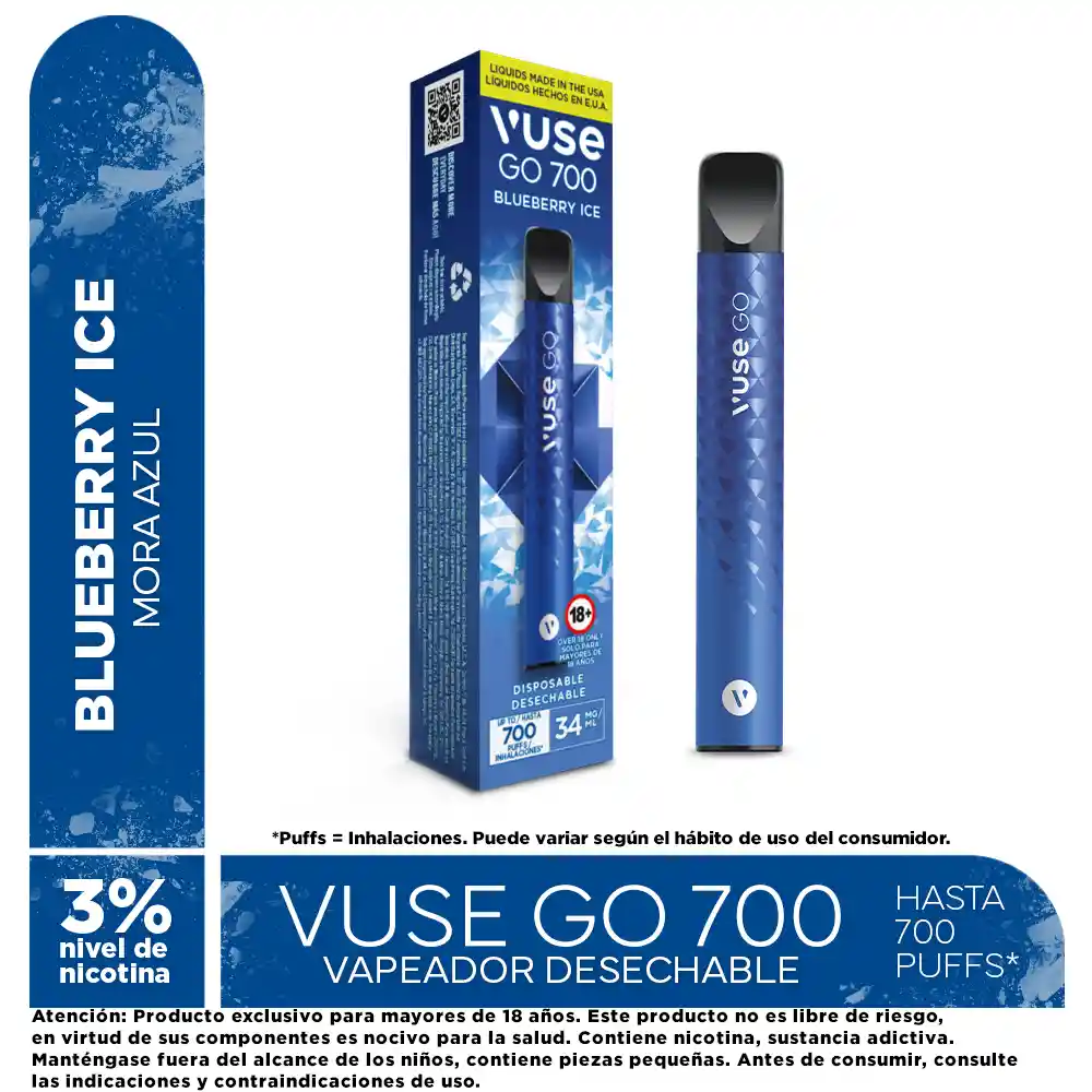 Vuse Go 700 Blueberry Ice