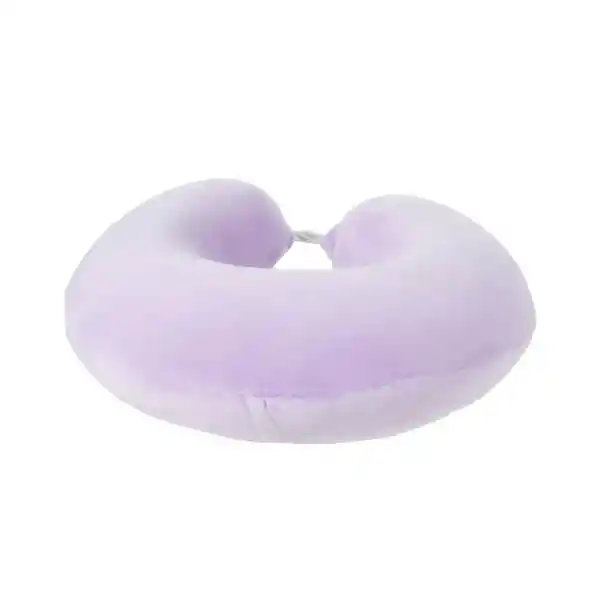 Almohada de Viaje en Forma de u de Color Lila Miniso
