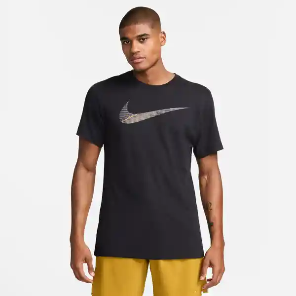 Nike Camiseta M Df Tee 2 Yr Swoosh Negro T.XL Ref: FJ2464-010