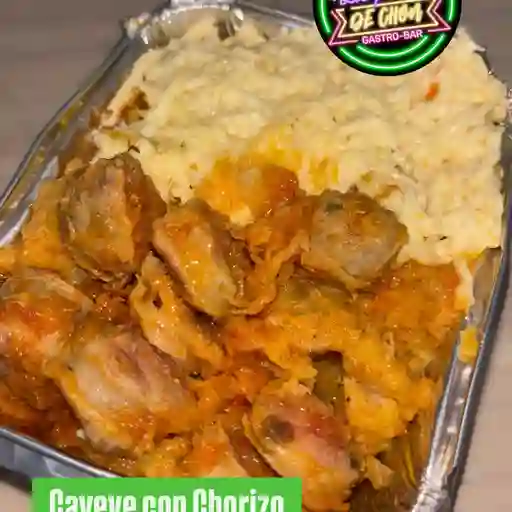 Cayeye con chorizo