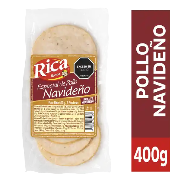 Especial de Pollo Navideño Rica