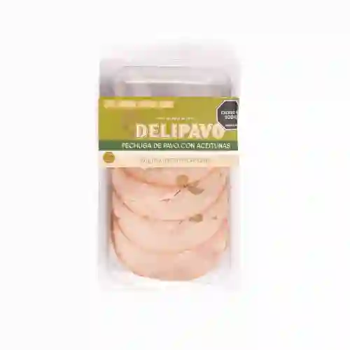 Pechuga de pavo con aceitunas x 250gr