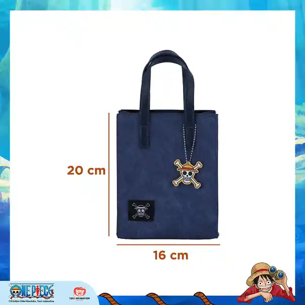 Bolso Crossbody Mini Serie One Piece Azul Miniso