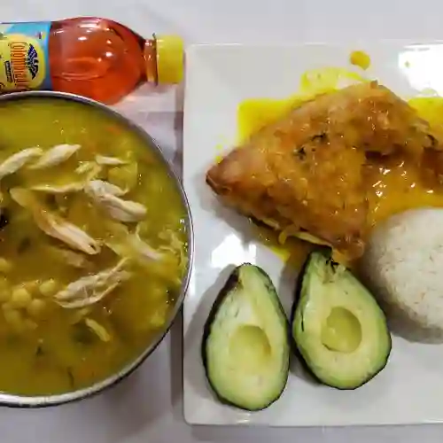 Combo Ajiaco Completo + Bebida