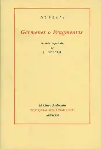 Gérmenes o Fragmentos - Novalis
