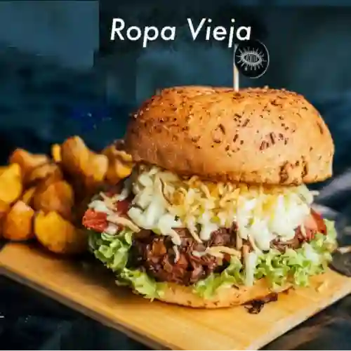 Hamburguesa Ropa Vieja