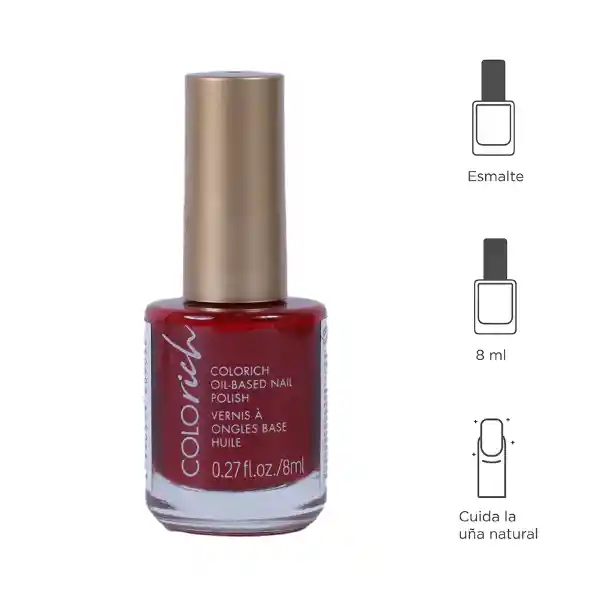 Esmalte de Uñas a Base de Aceite Colorich 10 Miniso