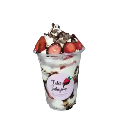 Fresas con Crema - Chips de Chocolate