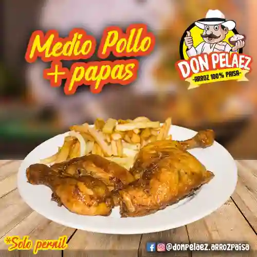 1/2 Pollo Frito