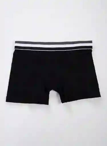 Bóxer Ajustado Niño Junior Negro Talla 4