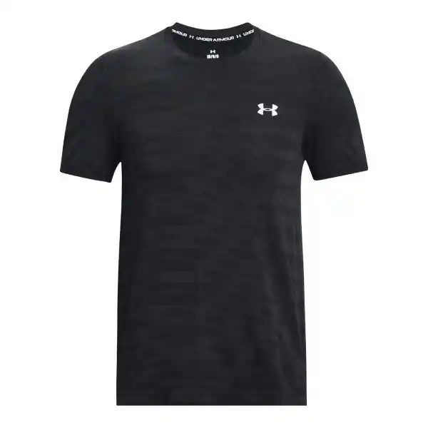 Under Armour Camiseta Seamless Hombre Negro Talla LG 1379281-001