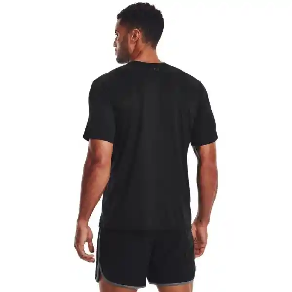 Under Armour Camiseta Manga Corta Para Hombre Negro Talla SM