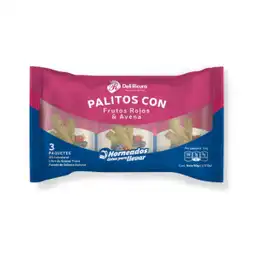 Deli Ricura Palitos Frutos Rojos y Avena