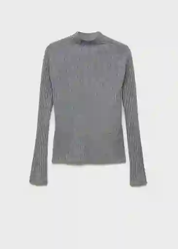 Buzo Jersey Maflurry Gris Talla M Mujer Mango