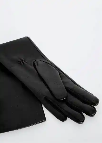 Guantes Gilda Negro Talla M Mujer Mango