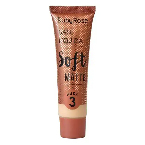 Ruby Rose Base Líquida Soft Matte Nude 3