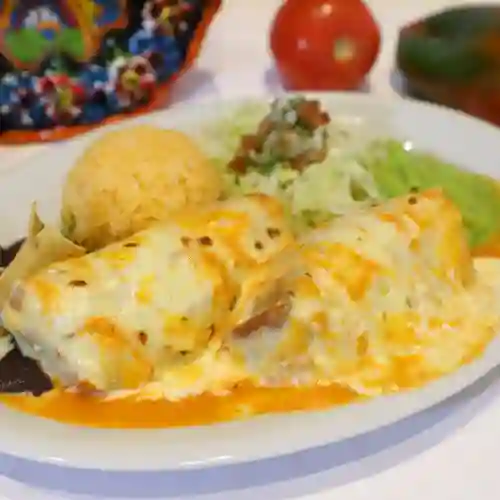 Chimichanga Doble(opcional Vegetariana)