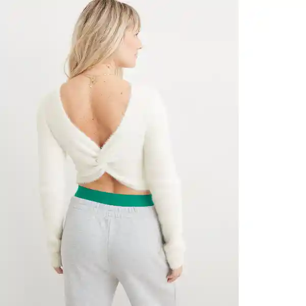 Buzo Beige Aerie Talla Small American Eagle