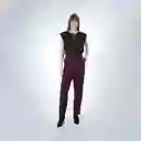 Blusa Manga Rodada Escote Redondo Negro M Fuera de Serie