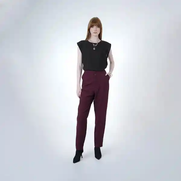 Blusa Manga Rodada Escote Redondo Negro M Fuera de Serie