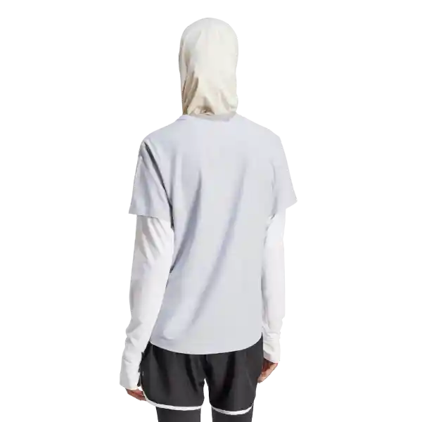 Adidas Camiseta Manga Corta Otr B Tee Correr Mujer Gris Talla M