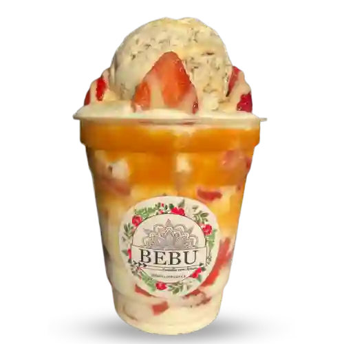 Fresa con Helado 14Onz