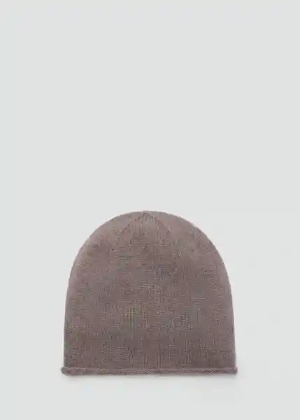 Gorro Perla Topo Talla 99 Mujer Mango