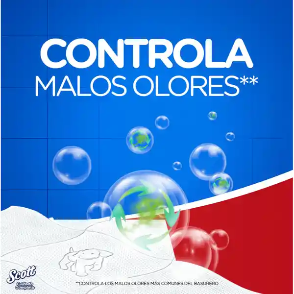 Papel Higiénico Scott Cuidado Completo Triple 30 m 12 Rollos