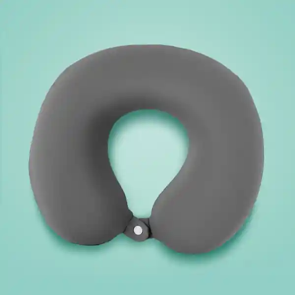 Almohada de Viaje Cuello Espuma Viscoelástica Gris Miniso