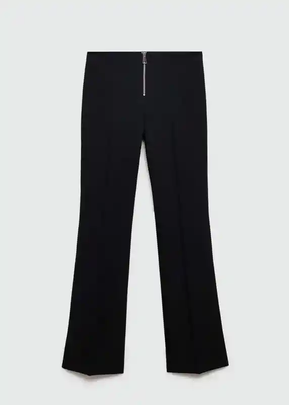 Pantalón Julieta Negro Talla 34 Mujer Mango