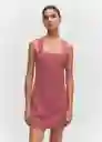 Vestido Bosco-H Rosa Talla S Mujer Mango