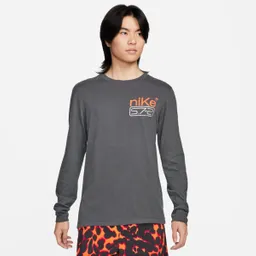 Nike Camiseta Df Tee Ls S 7 2 Entrenamiento Hombre Gris Talla M