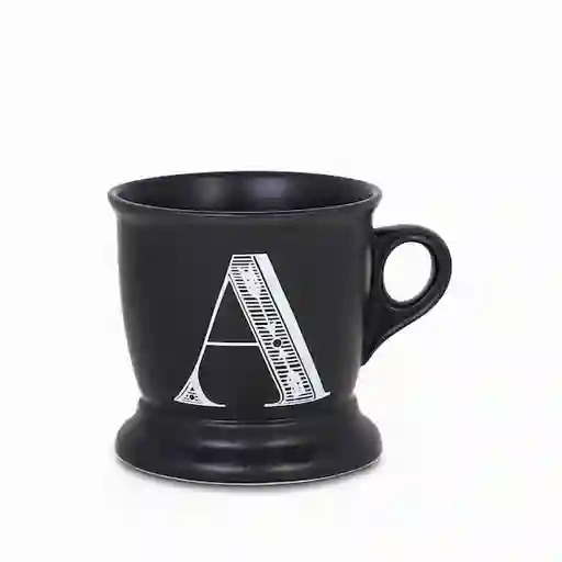 Ambiente Gourmet Mug Con Letra A Negro