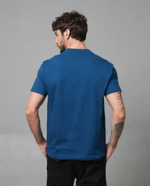 Camiseta Hombre Azul S 103G005_AZU194151 Rifle