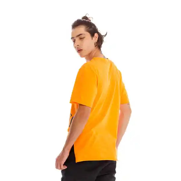 Pilatos Camiseta Manga Corta Naranja Talla L