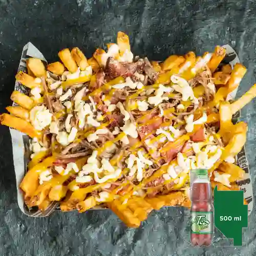 Fries Royal Mile (Pulled Beef) + Mr Tea Limón 500ml