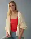 Suéter Tejido Mujer Blanco Talla Medium 1557106 American Eagle