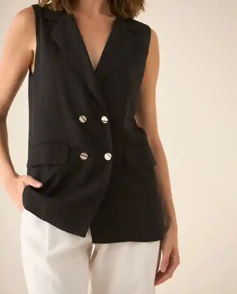 Chaleco Negro Jaguar Ultraoscuro Talla S 423G004 Esprit