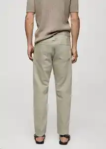 Jean Ben Khaki Talla 40 Hombre Mango