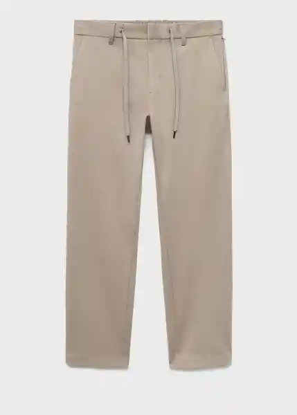 Pantalón Polen Piedra Talla 42 Hombre Mango